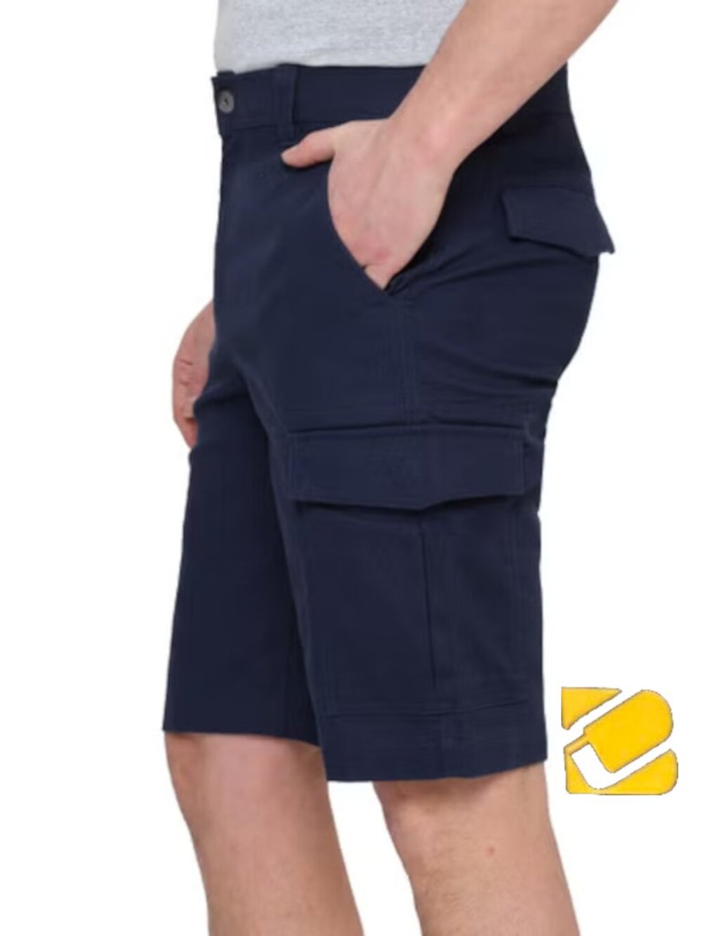 BC Clothing Men's Cargo Short - Navy - 36W - NWT